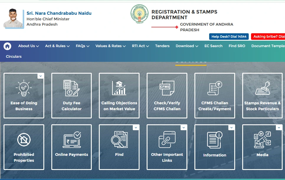 Stamp Duty on the IGRS AP Portal