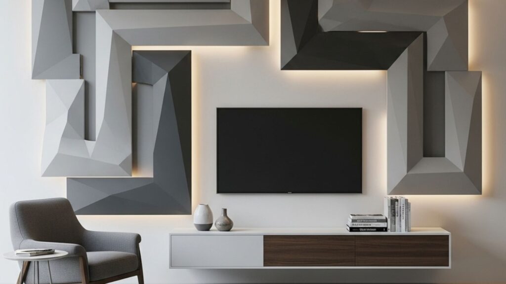 3D Wall Panels_ A Play of Light and Shadow