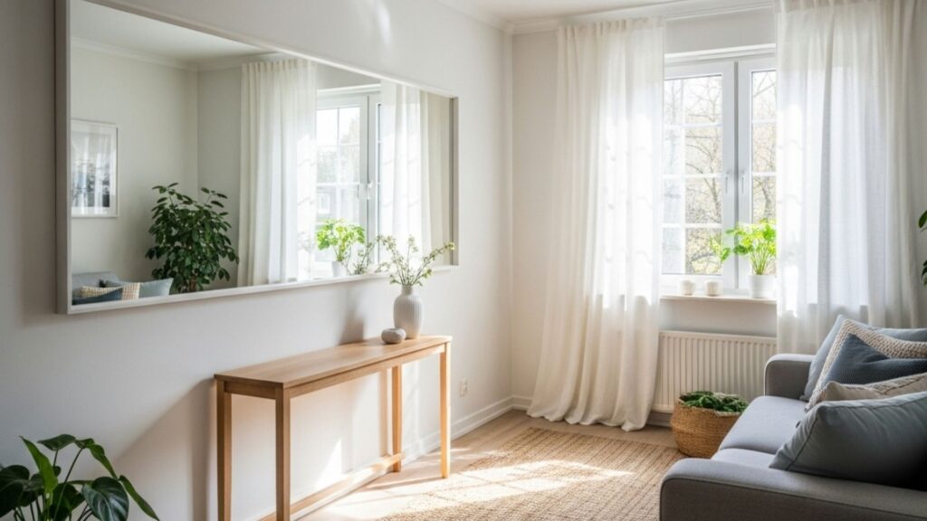 Use Mirrors to Expand Space and Light