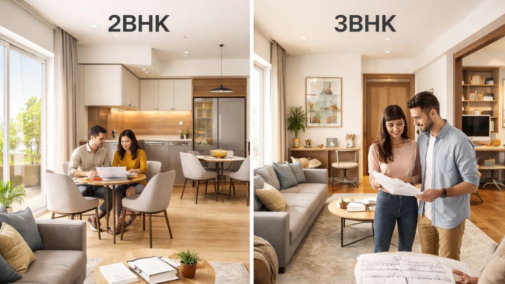 2BHK vs 3BHK: What Should You Buy in ₹1 Crore Budget?